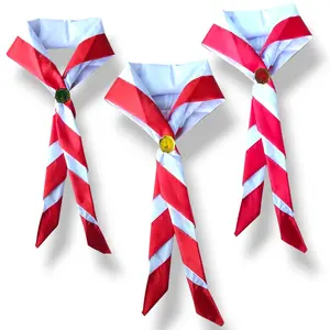 Dasi Hasduk Pramuka Dasi Merah Putih Sd Smp Sma Plus Ring Hasduk