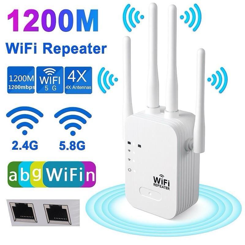 Bộ Kích Sóng Wifi 4 Râu 1200Mbps ,6 Râu 1800Mbps Tốc độ cao,Kết nối xa,Sóng mạnh,Kết nối xuyên tường,Cải thiện tốc độ mạng