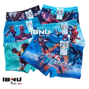 Jual 6 pcs Sempak Celana Dalam Anak Laki-laki Model Boxer Motif Super Hero Karakter Random Bisa Untuk Kancut Celana Renang Fashion Cowok