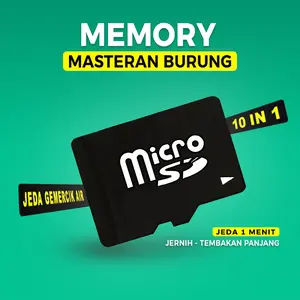 Memory Masteran Burung Kicau Jeda Gemercik Air Jernih Tembakan Panjang