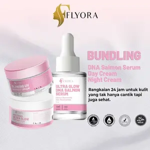 L. FLYORA - Paket Bundling Day Cream + Night Cream + Serum Luxe DNA - BPOM