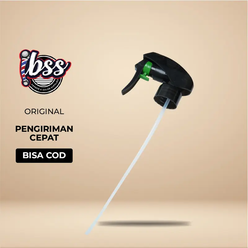 KEPALA SPRAY TRIGGER KEPALA BOTOL CONTINUOUS MIST SPRAY / IBSS / INDOBARBERSUPPLY 2