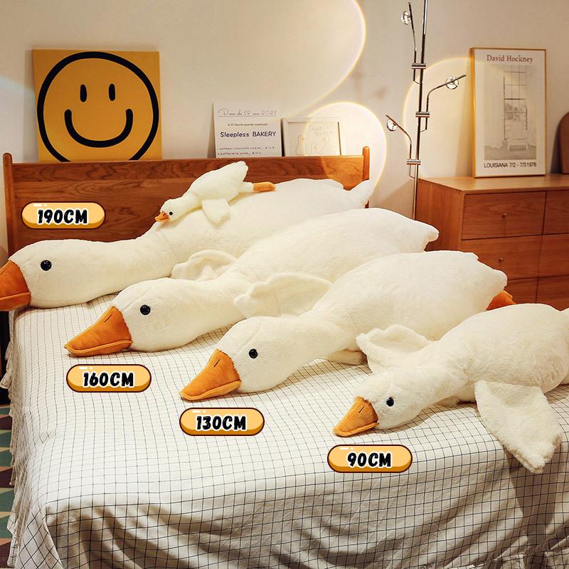 Gấu Bông Con Vịt Thú Nhồi Bông Gấu Bông To Gối Con Vịt Nằm Sấp Cho Bé Má Hồng Trầm đồ Chơi Búp Bê Dễ Thương Con Ngỗng Gấu Bông Ngỗng Nhồi Bông Gấu Bông plush toy