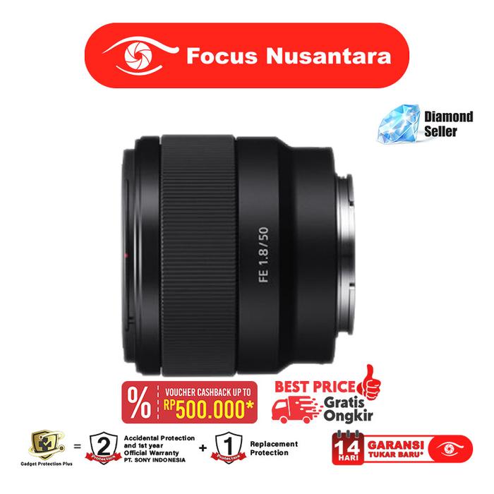 Gambar SONY FE 50mm f/1.8 Lensa Kamera 50 mm f1.8 GARANSI RESMI dari Focus Nusantara Kota Administrasi Jakarta Pusat Tokopedia