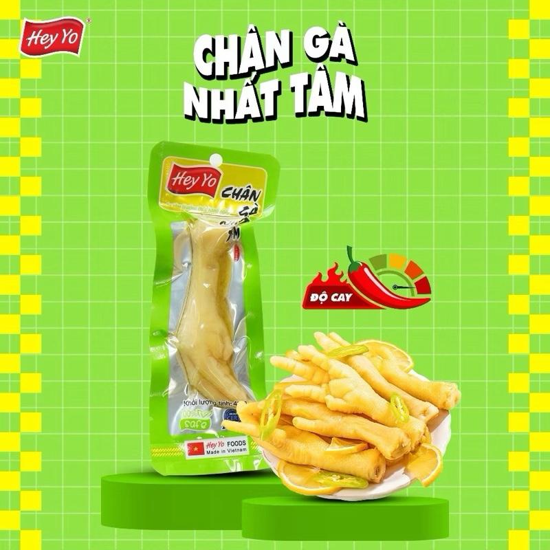  Hey Yo Combo 20 và 30 Chân Gà Ớt Xanh Nhất Tâm Siêu Cay Nguyên Chân 40g Đậm Vị Thơm Ngon Từ Thương Hiệu Heyyo Food Việt Nam 