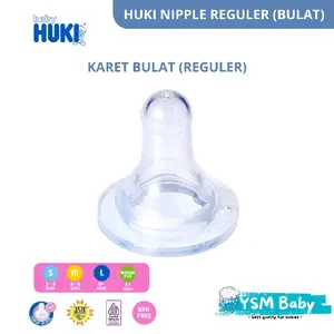 [1 PCS] Huki Nipple Reguler / Karet Dot Bulat