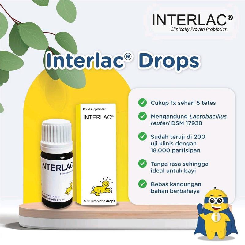 Interlac Drops Probiotik untuk Menjaga Kesehatan Pencernaan Bayi dan Anak - Pelancar 2