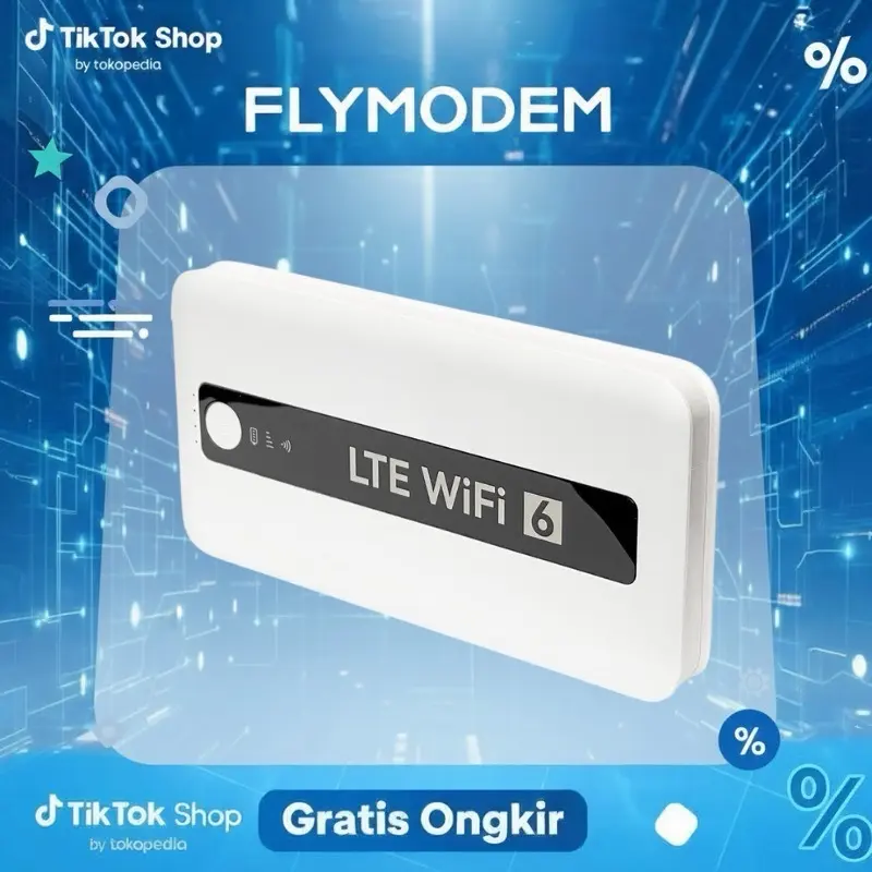 Modem 4G LTE WiFi Portable Dengan Dua Fungsi Modem WiFi + Powerbank 8000 mAh