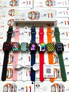 Samrt-watch Pro11 Watch LED Display Bluetooth Call Smartwatch Wanita Pria Wireless Charging Ganti Wallpaper Pantau Oksigen Darah Akurat Fleksibel