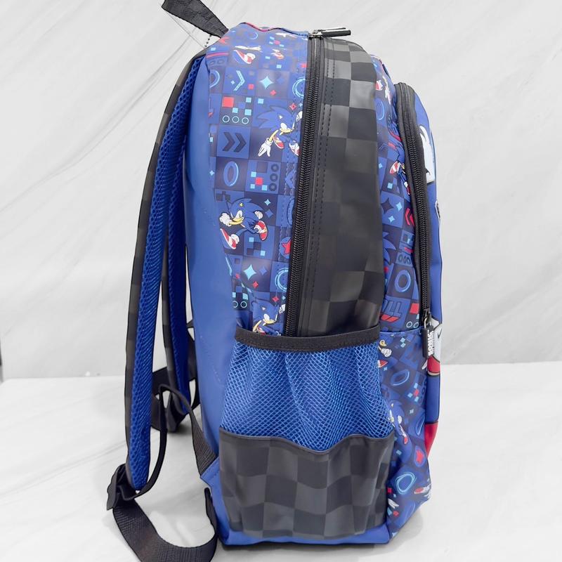 Tas Ransel Anak Sekolah SD Smgle Sonic Classic Backpack Blue - Polyester PU, Muat Laptop 15 Inch 4