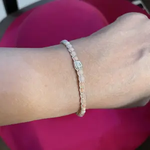 Pink Aventurine  Tali Warna  Silver Batu semi mulia Intan Permata Asli | Gemstones Necklace for Women Aesthetic Samapura