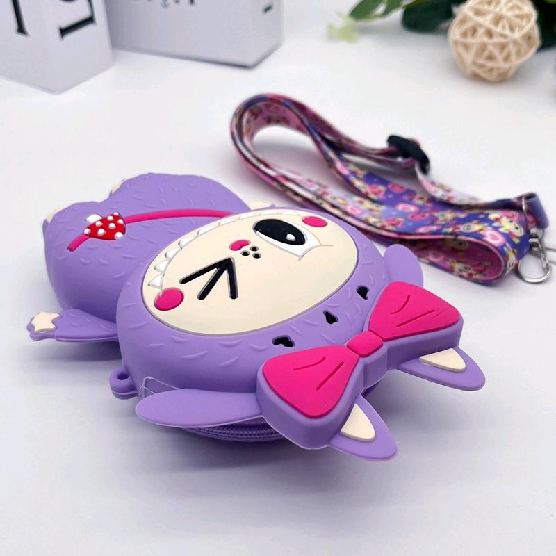 Tas Slempang Anak 3D Labubu Koin Mini 9