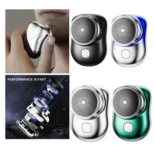 ( SEE ) Alat Cukur Kumis Jenggot BULAT Elektrik Mini Shaver Model TABUNG Portable Multifungsi