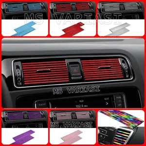 List AC Mobil Variasi Isi 10pcs Panjang 20cm Hiasan List Trim Universal Car MSJ