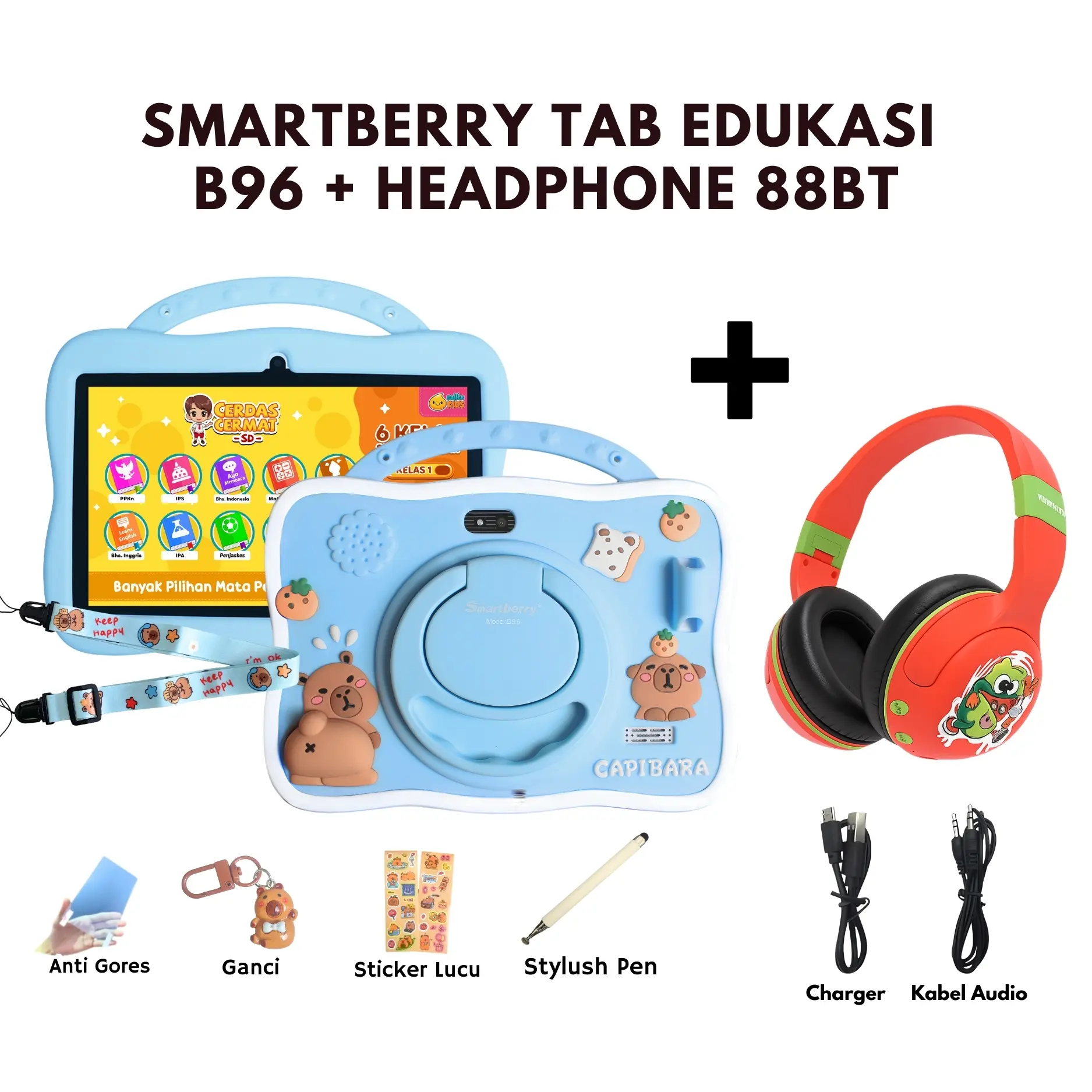 B96 BIRU + 88BT OREN