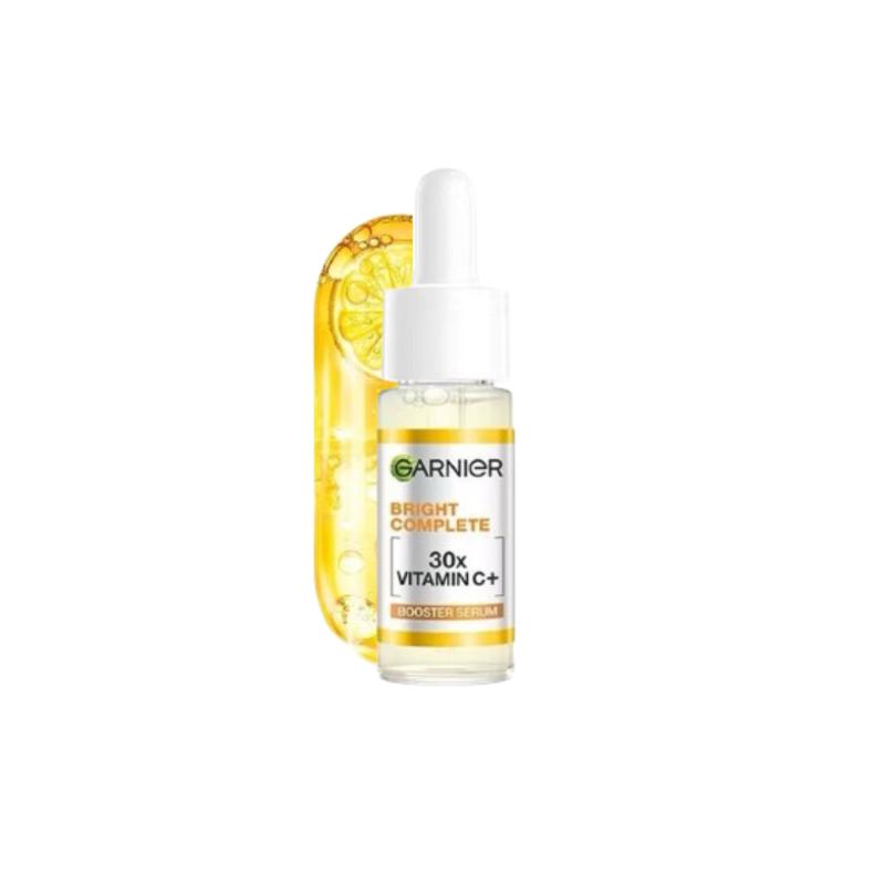 Garnier Bright Complete Vitamin C 30X Booster Serum 15 ml 30 ml - (Cepat Cerahkan Noda Hitam & Samarkan Bekas Jerawat) - Vitamin C - Single 7