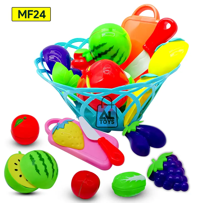 MAINAN ANAK PEREMPUAN KERANJANG BUAH POTONG SET MAINAN EDUKASI ANAK MENGENAL ANEKA BUAH BUAHAN mainan buah potong set Toys 0