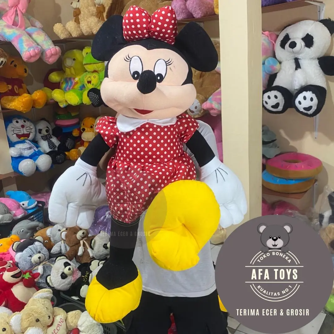 JUMBO Boneka Mickey / Minnie Mouse ±90CM Dolls