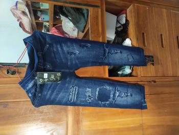 Product Review of Legging 7/8 ripped jeans/Legging fhashio/legging wanita Celana Nyaman from 🅲**🆁 🆉**🆄 2