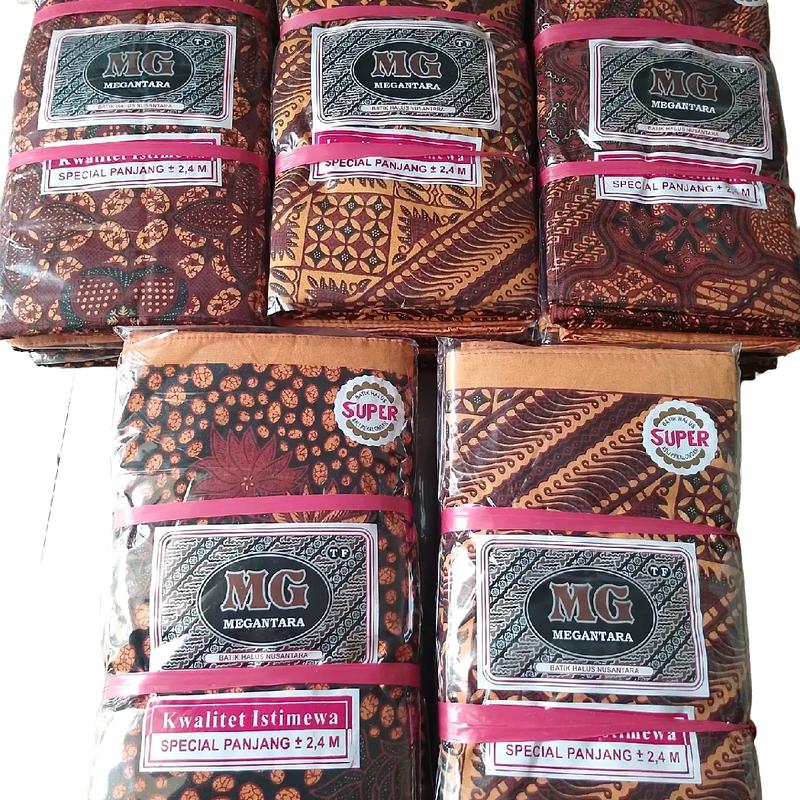 MEGANTARA paket hemat isi 5 pcs kain panjang jumbo jarik batik jumbo jarik serbaguna spesial panjang jumbo peranakan batik parang batik  jogja kain jarik 1