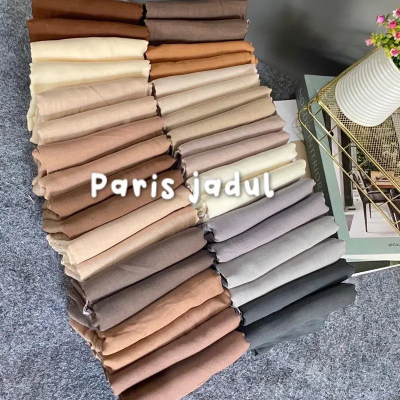 Paris Jadul Premium isi 10 pieces hijab | GROSIR | ECERAN 5