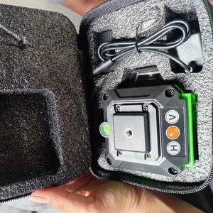 laser level bangunan waterpass laser multifungsi meteran laser level hilda 4d 8/12/16 line Tingkat waterpass laser pasang keramik laser leveling tu