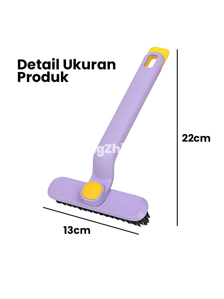 Product Introduction of Multifunctional Rotating Gap Brush, Hard Bristle Brush For Bathroom Dead Corners, Two-in-one floor And Floor Gap Brush, Washbasin Cleaning Brush absorben air peralatan makan toilet  cleaner melamine sponge pelicin setrika laundry pewangi setrikaan laundry 10