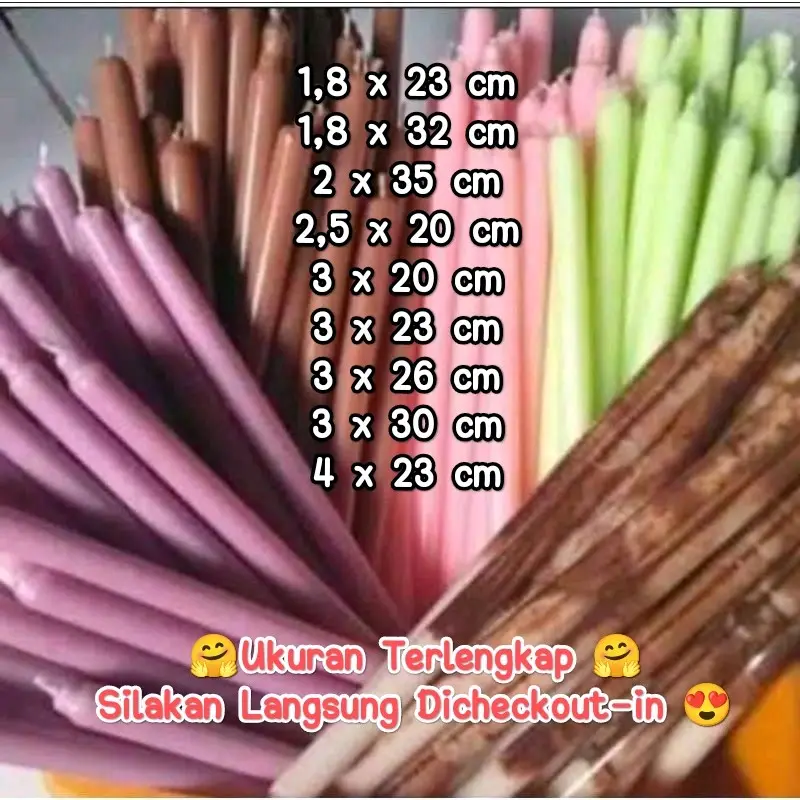 100 gr plastik es pensil plastik es lilin plastik es mambo spidol ukuran 1,8x23 cm / 1,8x32 cm / 2x35 cm / 2,5x20 cm / 3x20 cm / 3x23 cm / 3x26 cm / 3x30 cm / 4x23 cm  Cream Kitchenware plastik es Choki choki