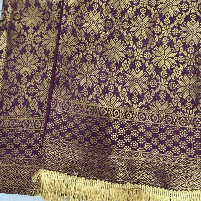 17. Set Rok songket lilit sudah pakai slendang