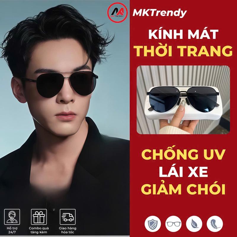 Mã M8 Kính Mát Phi Công Thời Trang Nam Nữ Cao Cấp Chống UV Kính Mát Thời  Nam Đẹp Kính Râm Kính Mắt Đen Ngầu Không Viền Gọng Kim Loại Chữ V Gấp Gọn Kính Đi Đường Chống Nắng Chống Bụi Đeo Lái Xe Đi Phượt Đi Du Lịch Đạp Xe Câu Cá Mạnh Mẽ Cá Tính Thời Thượng