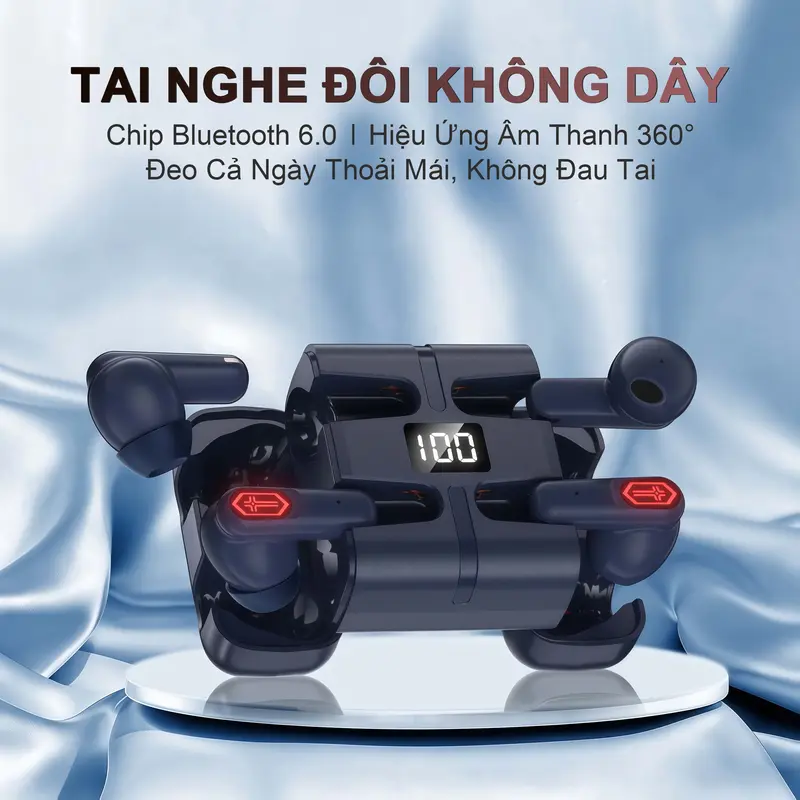 Y27 (2 cặp tai nghe) Tai Nghe Gaming Đôi, 1 Cặp tai nghe nhét tai và 1 Cặp tai nghe bán nhét tai, Đồng bộ âm hình Độ trễ 0.01s, Nghe nhạc liên tục hơn 30 giờ, Âm thanh nổi cấp độ HiFi, Chống nước IPX5, Giảm tiếng ồn ENC, Với iPhone và Android | BigBuy360 - bigbuy360.vn Y27 (2 cặp tai nghe) Tai Nghe Gaming Đôi, 1 Cặp tai nghe nhét tai và 1 Cặp tai nghe bán nhét tai, Đồng bộ âm hình Độ trễ 0.01s, Nghe nhạc liên tục hơn 30 giờ, Âm thanh nổi cấp độ HiFi, Chống nước IPX5, Giảm tiếng ồn ENC, Với iPhone và Android | BigBuy360 - bigbuy360.vn