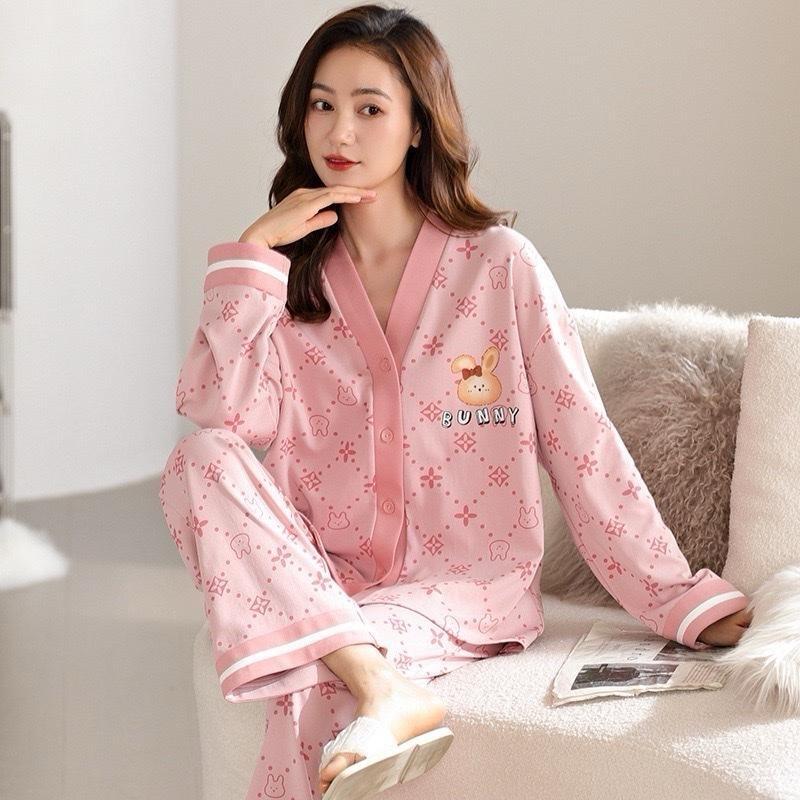    ĐỒ GIỮ ẤM cho mùa thu đông   bộ ngủ pijama cao cấp chất 2 Da dày dặn và ấm áp Thiết kế nhẹ nhàng mà sang. Các mã cổ Y 