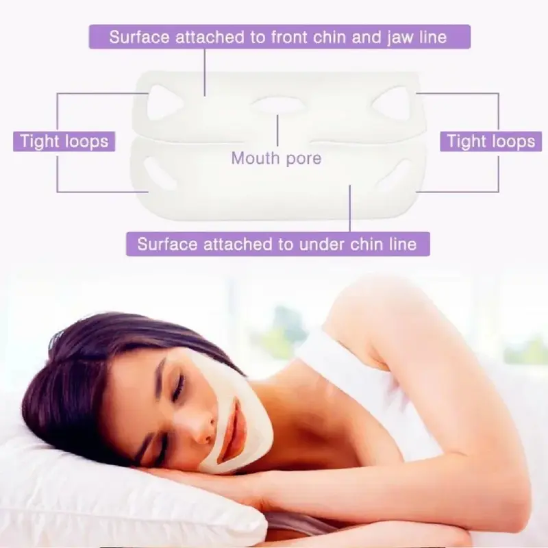 Facial Shaping Bandage V-Face Lifting And Tightening Bandage Improving Facial Lines Double Chin Women's Mask 1