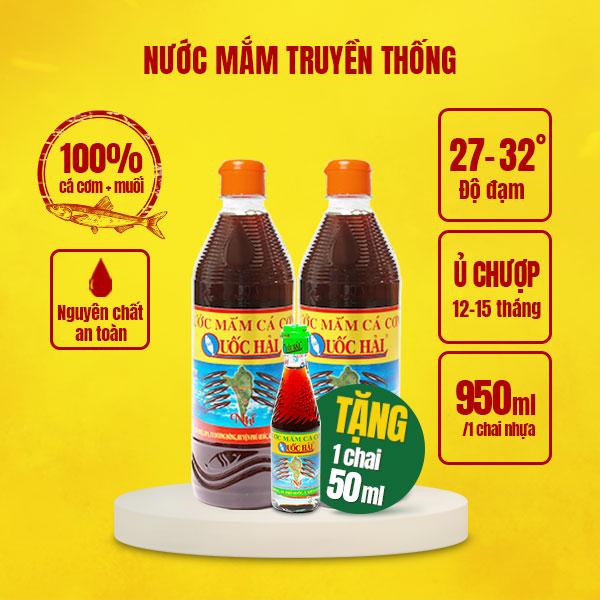  Nước mắm truyền thống Phú Quốc Quốc Hải - Combo 2 Chai 950ml - Số 2 