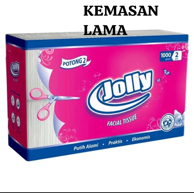 JOLLY 1KG POTONG 2/Tisu pop up kemasan isi ulang/Refill tissue kiloan 2000 Sheet 3