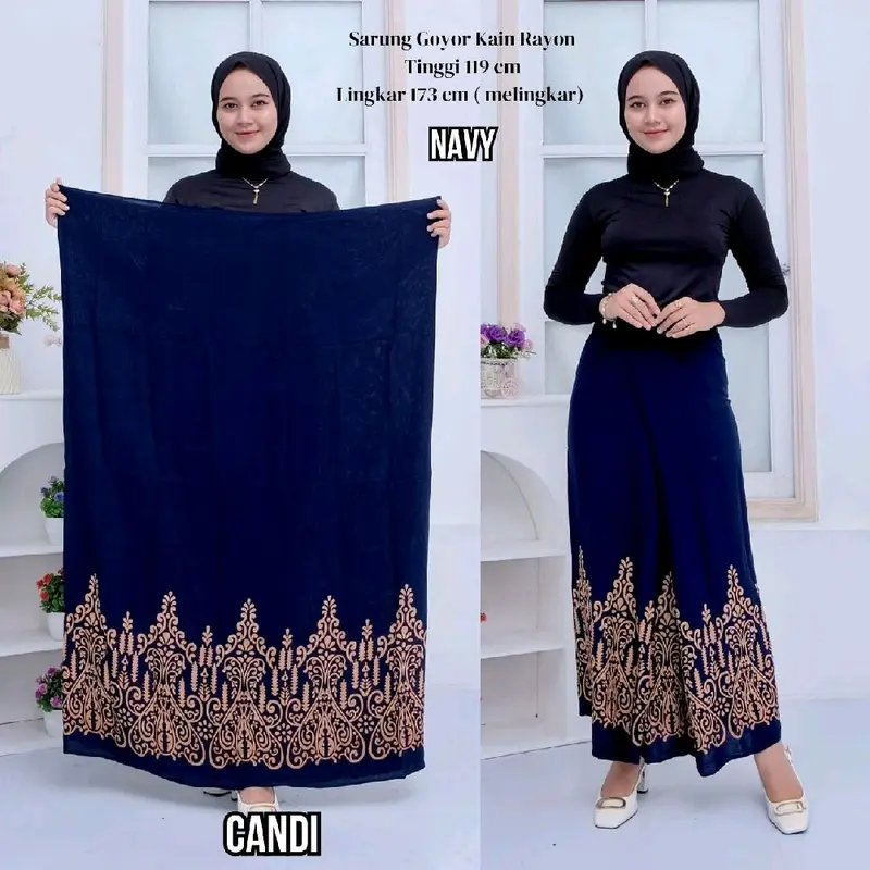 Paket 3pcs dapat 3 Sarung batik wanita sarung gloyor sarung batik santriwati bisa pilih motif/warna 1