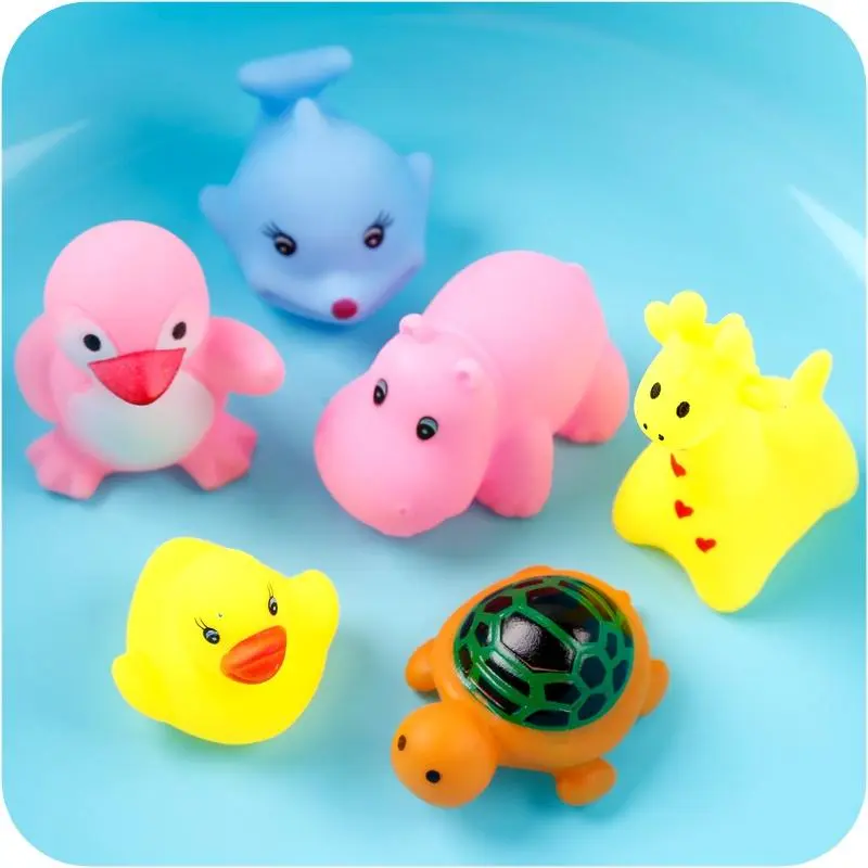 Mainan Mandi Bayi, Mainan Memicit, Mainan Terapung Kanak-kanak, Sesuai untuk Tab Mandi, Tab, Kolam Renang, Mainan Meja Air, Hadiah Kanak-kanak dan Bayi, Mainan Bayi, Hebat sebagai Hadiah