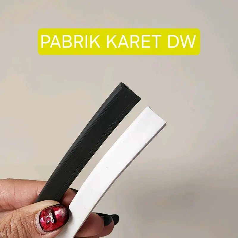 Karet List U Jepit lebar 1cm tipis / KARET LIST HELM LEBAR 1 cm 4
