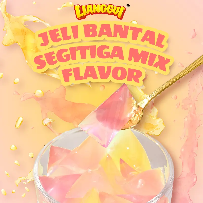 [ LUVMI ] JELLY SEGITIGA ANEKA RASA  | JELI AGAR ANEKA RASA | MANGGA | JERUK | NANAS | ANGGUR | BLUBERI | STROBERI | LECI  | VIRAL  | JELI 200G 1