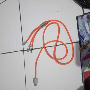 Product Review of Kabel data PS-07 3 IN 1 Fast Charging PD 120W cable charger TYPE C LIGHTNING MICRO multifungsi from A**0 2