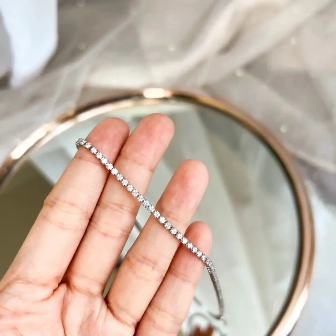 ￼KIM NECKLACE - CARTERLUX KALUNG PREMIUM ADJUSTABLE Zirconia AAA++ Diamond Look Alike as seen on Elika Boen