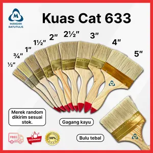 TERMURAH Koas Cat 1" 1 1/2" 2" 2 1/2" 3" 4" / Kuas Tembok / Kuas 633