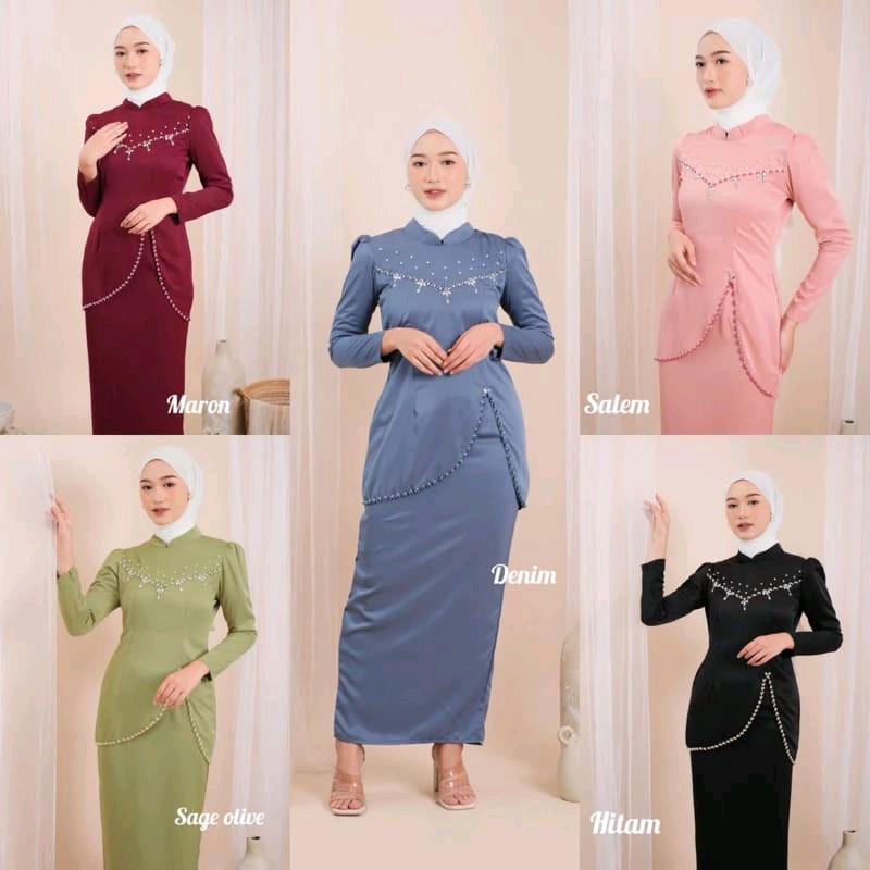 stelan rok baju melayu kondangan ootd Bridesmaids terbaru 8