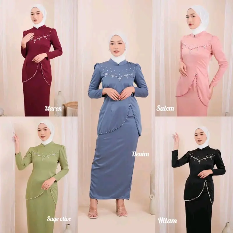 stelan rok baju melayu kondangan ootd Bridesmaids terbaru 8