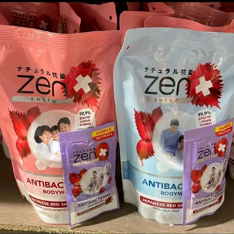 [ ISI 2pcs ] ZEN BODY WASH 400ml x 2pcs sabun cair Soap Mandi paket Membersihkan Tubuh 6