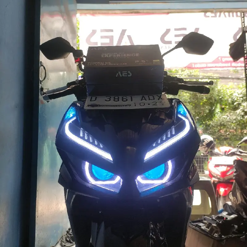 PESANAN KHUSUS Biled aes turbo se vario 125/150 led new Reflektor 3