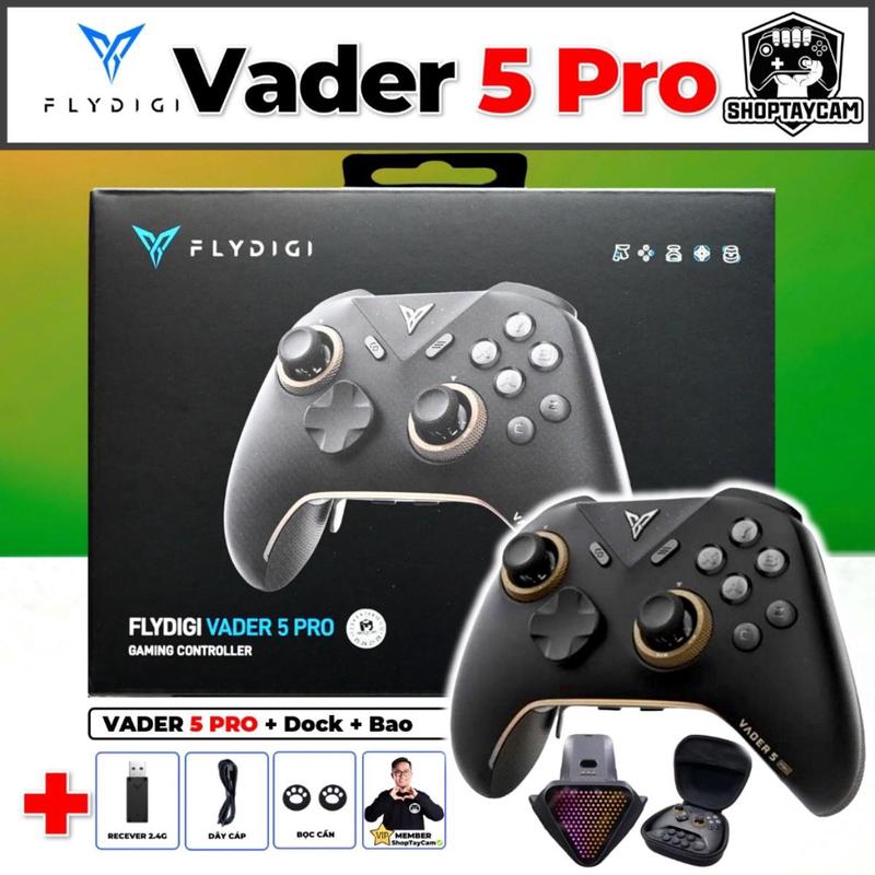 Tay Cầm Flydigi VADER 5 PRO / VADER 4 PRO - Tay Cầm Chơi Game Cao Cấp FCO, PC,…