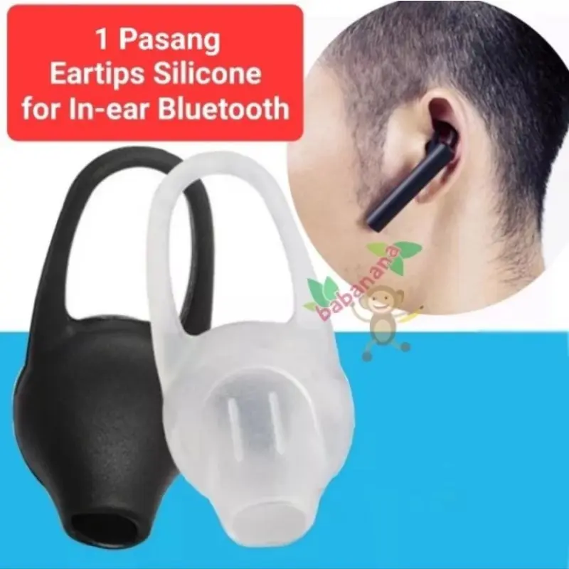 Earbuds 1 Pasang Earphone Karet Silicon In-ear Bluetooth Eartips