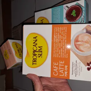 Tropicana Slim Coffee Sugar Free 10 Sachet - Cafe Latte / Avocado Coffee / Soy Latte / French Butter Souffle - Kopi Susu Nikmat Tanpa Gula Pasir