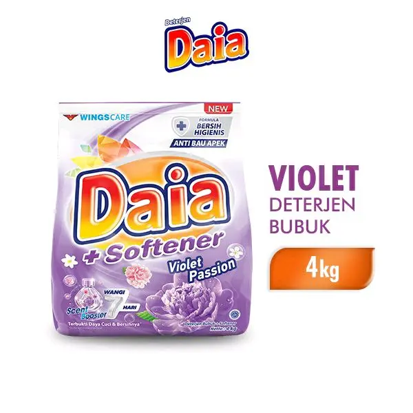 Promo Grosir Murah Daia Deterjen Bubuk Violet 4 kg & 2.7 kg